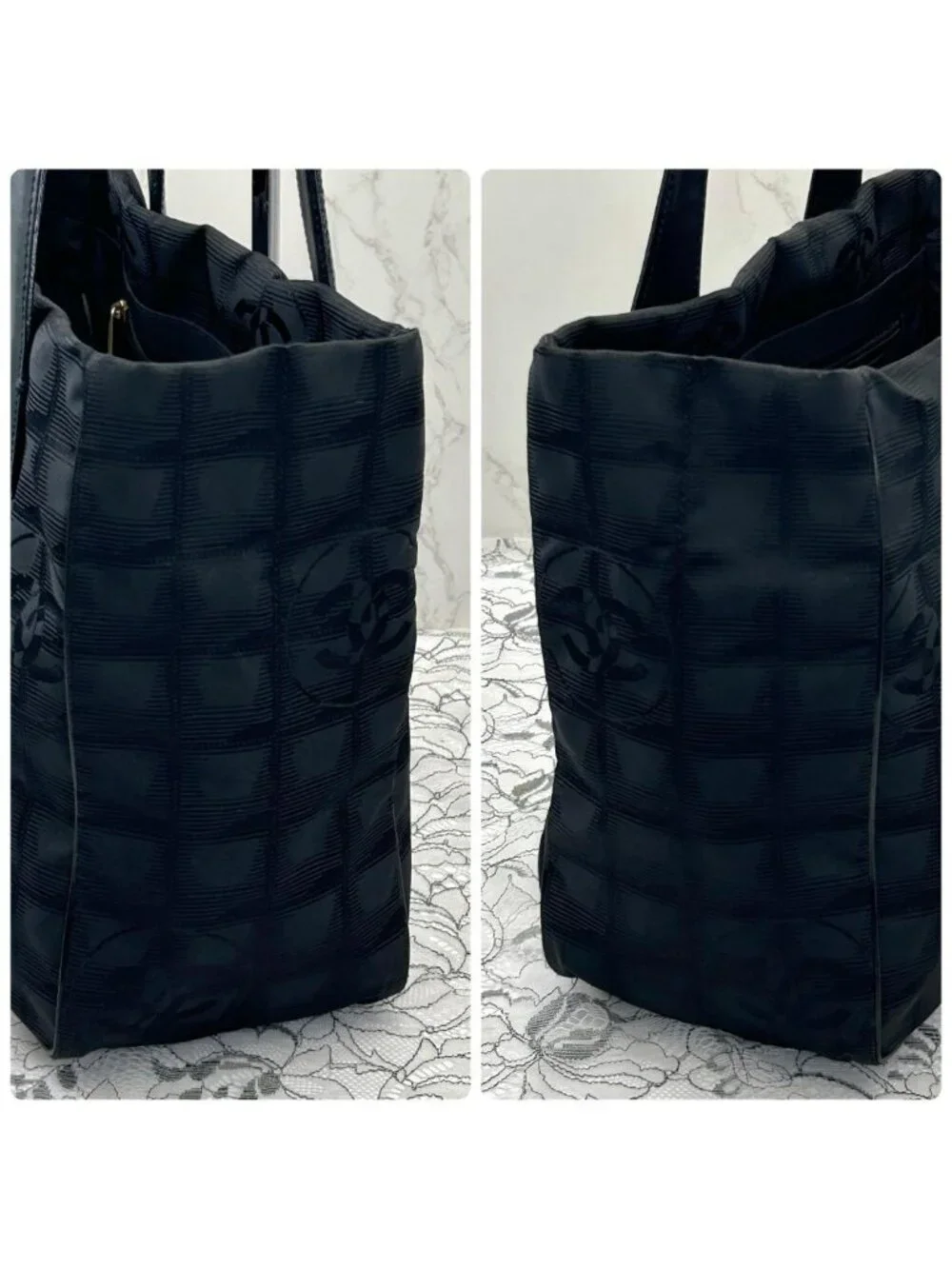 ★SOLD★ Chanel New Travel Line Tote PM - Picture 4 of 10